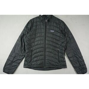 Patagonia Womens Down Sweater XS Black Insulated Full Zip Puffer Jacket